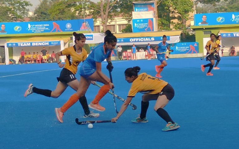 12वीं सीनियर नेशनल वुमन हॉकी चैंपियनशिप-2022 में मध्यप्रदेश की टीम ने चंडीगढ़ को 5-1 से हराया।